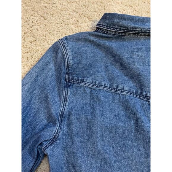 Old Navy Womens Denim Jean Jacket XS Petite EUC - Picture 6 of 12
